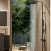 Set shower column with bath tap ERGO-Q /OPEN Black matt - Image 2