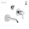 Single lever wall mixer group Luxury Blink PVD Glossy Gold - Image 2