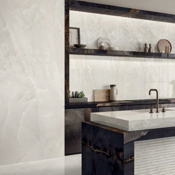 Tele Di Marmo Onyx Ivory 60x120 Silktech Rett. - Image 2