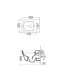 Λεκάνη Κρεμαστή SAPPHIRE/52 Rimless, Serel White - Image 2