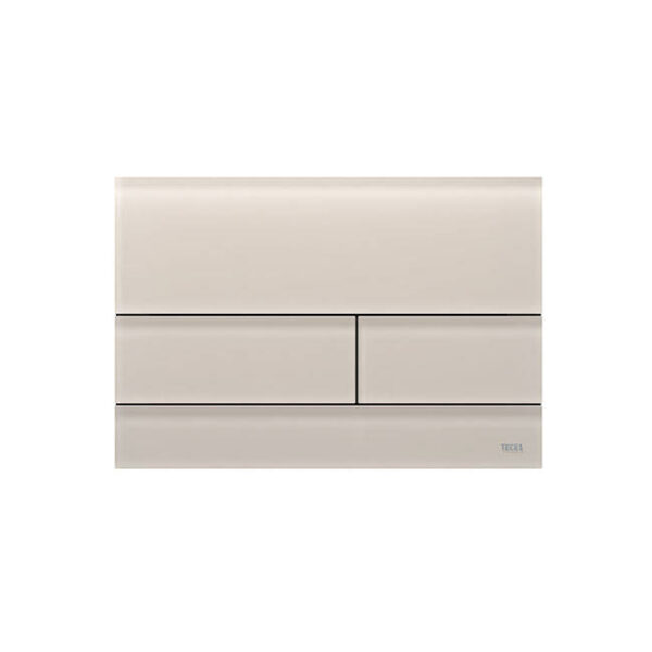 Πλακέτα TeceSquare II Glass Σατινέ μπέζ γυαλί