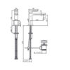 Single lever basin mixer with 1”1/4 pop-up waste set B-Easy Chrome - Image 2