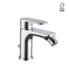 Single-lever bidet mixer with pop-up waste set Extro Chrome
