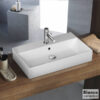 Porcelain washbasin Tetra n 70x42 (1 hole) Bianco Ceramica White