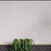 Decor Sirocco Matt White 7,5×30 Rett - Image 2