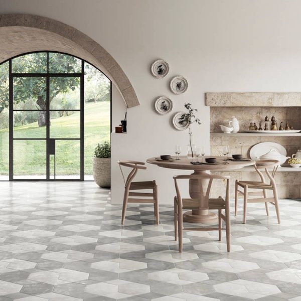 Materia Prima Esagona Grey Vetiver 24x27.7 Rett - Image 5