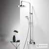 Klint Chrome Shower Set with Head and Column