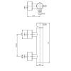 Cave Brushed Inox Shower Mixer - Image 4