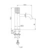 Μπαταρία Νιπτήρος O·PLUS Brushed Inox - Image 5
