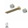 Ionika Allure PVD Copper Bronze Built-in Basin Mixer with Long Spout - Image 2