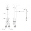 Μπαταρία Νιπτήρος EXO Brushed Inox - Image 6