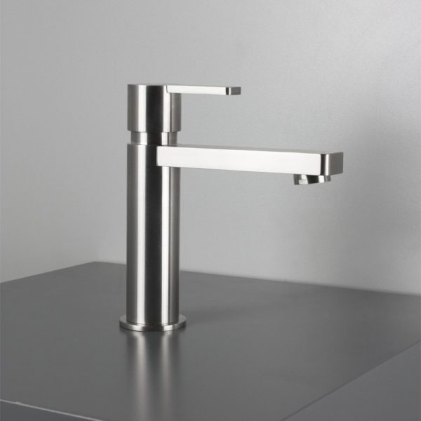 Μπαταρία Νιπτήρος EXO Brushed Inox