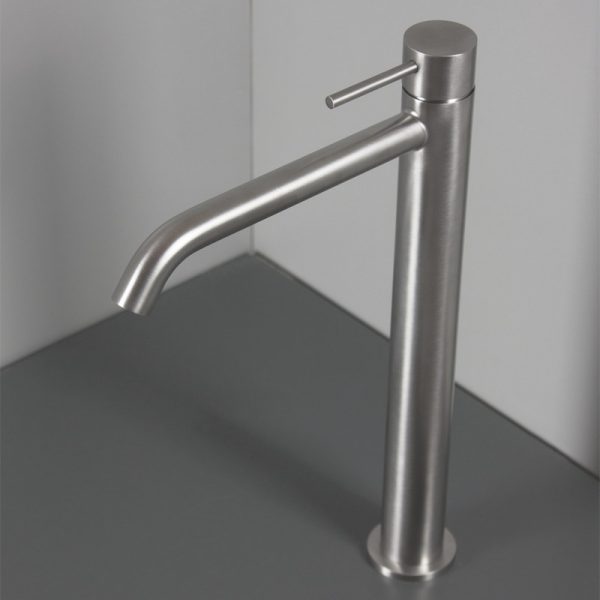 Marley Brushed Inox Tall Basin Mixer Tap