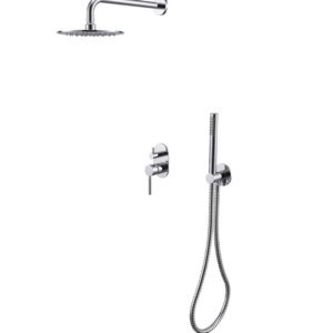 Forma Chrome Built-in Shower Set with Diverter