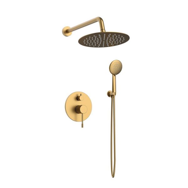 Σετ Λουτρού εντοιχισμού TERRA Brushed Gold