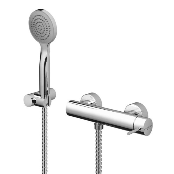 Εξωτερικός Μίκτης Λουτρού με ντουζάκι Trendy Chrome