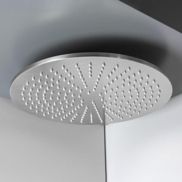 Κεφαλή Ντουζ Ø30cm CAVE Brushed Inox 316L