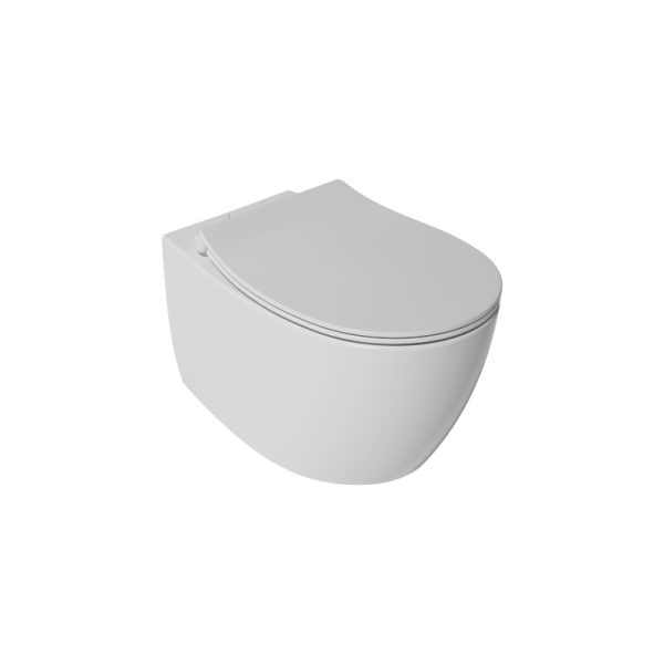 Wall-hung basin matt white Rimless SENTIMENTI NEO BOCCHI