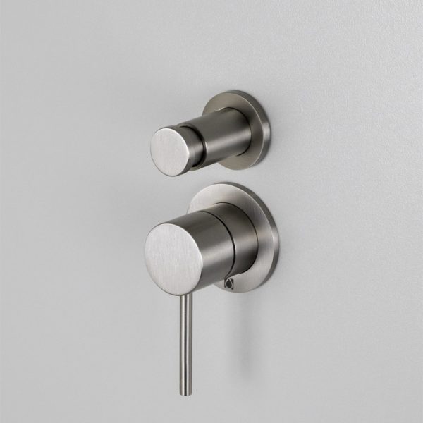 2-way built-in mixer Marley Brushed Inox 316L