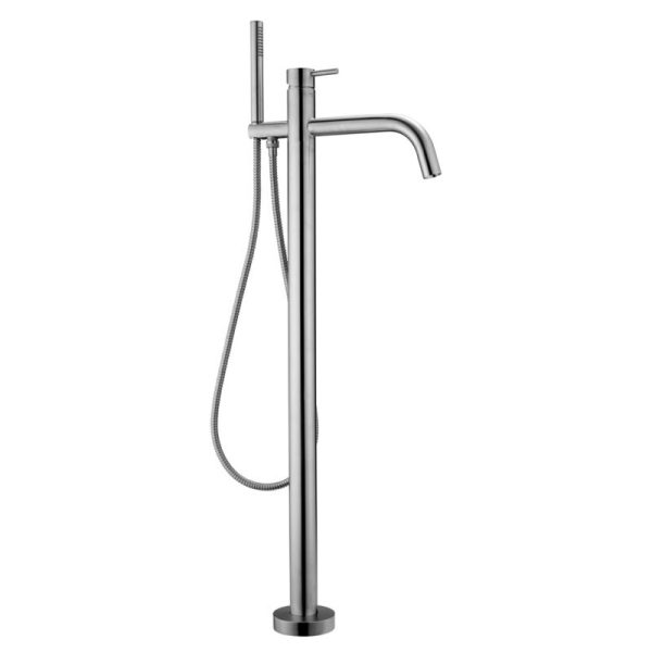 Μπαταρία Λουτρού Επιδαπέδια Frida Stainless Steel