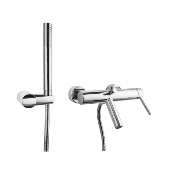 Μπαταρία Λουτρού με Ντουζάκι Chrome Forma