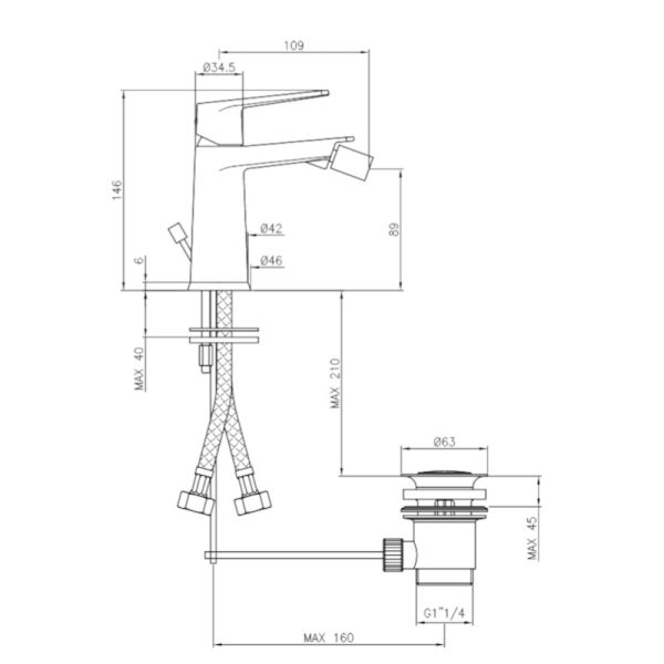 Novel Chrome Bidet Faucet - Image 2