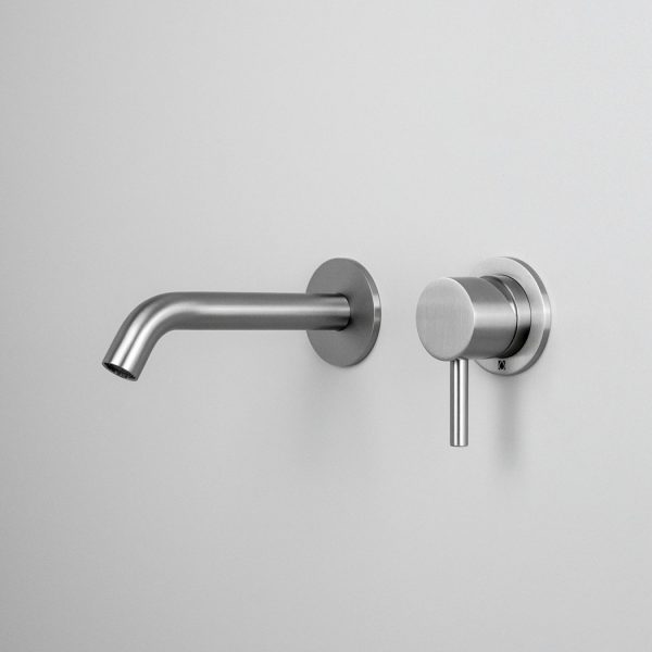 Μπαταρία Νιπτήρος Εντοιχισμού CAVE Inox 316 Brushed Inox