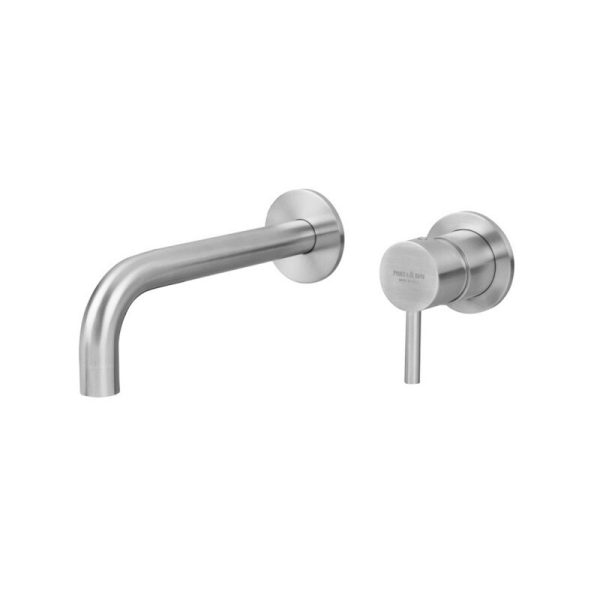 Wall single lever basin mixer  Frida Stainless Steel