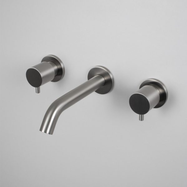 Μπαταρία Νίπτηρος Εντοιχισμού 3 οπών CAVE inox316 Brushed Inox
