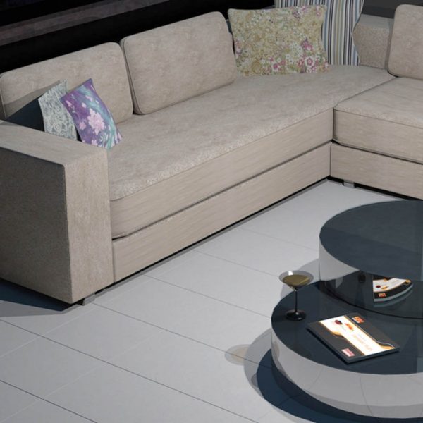 Umbria White matt 33.3x33.3 Rett