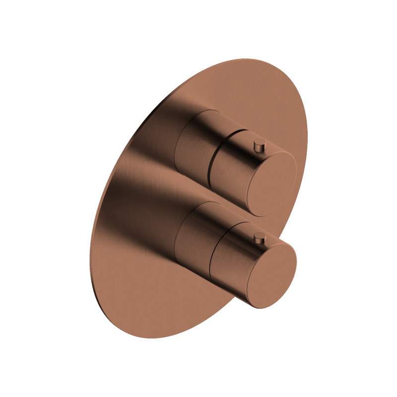 Μίκτης τριών εξόδων θερμοστατικός Axis Brushed Inox 316L - Image 6