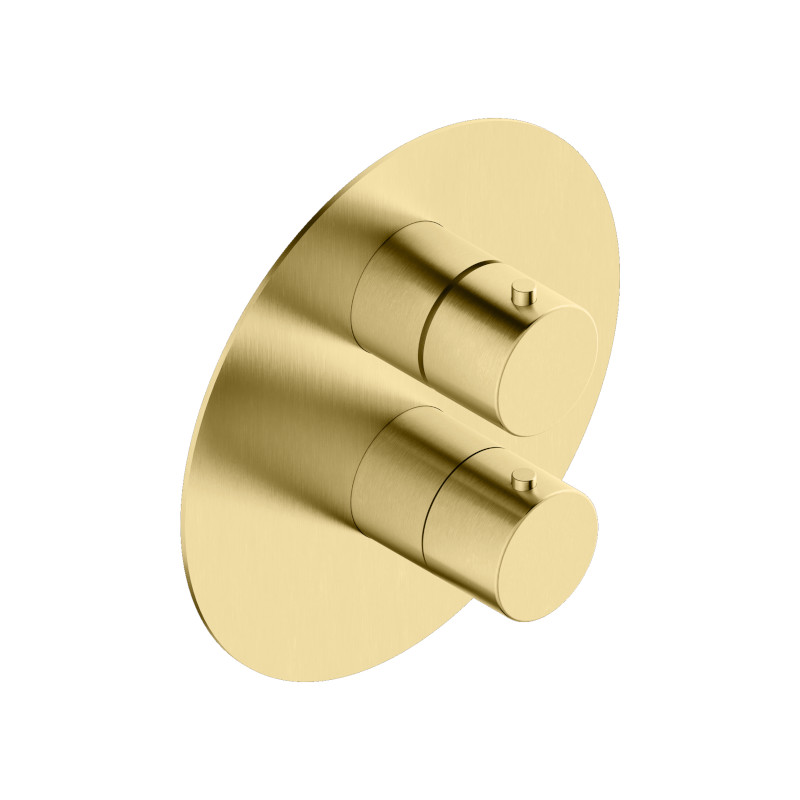 Μίκτης τριών εξόδων θερμοστατικός Axis Brushed Inox 316L - Image 5