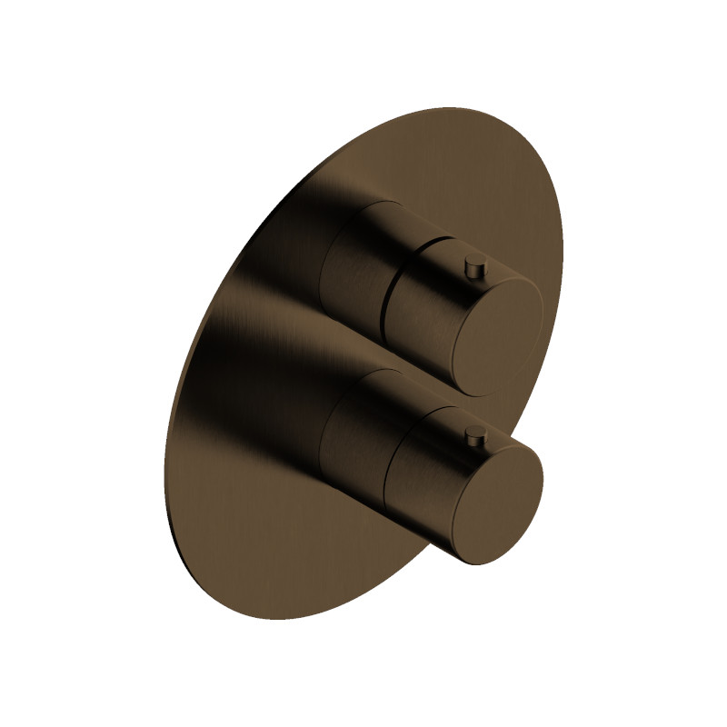 Μίκτης τριών εξόδων θερμοστατικός Axis Brushed Inox 316L - Image 4