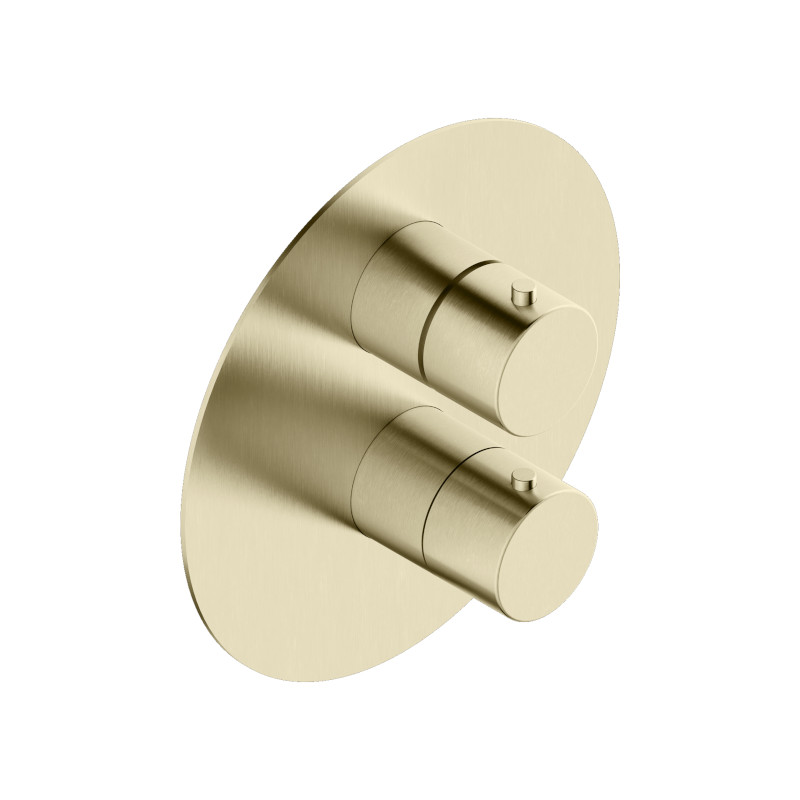Μίκτης τριών εξόδων θερμοστατικός Axis Brushed Inox 316L - Image 2