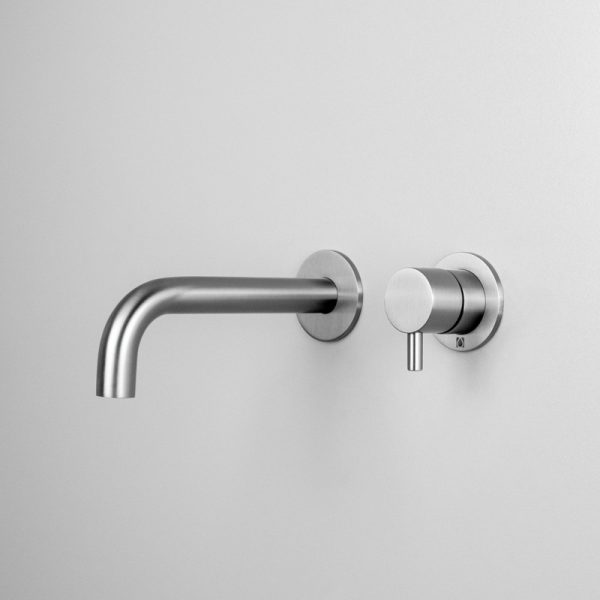 Μπαταρία Νιπτήρος Εντοιχισμού 15cm Dylan Brushed Inox 316L