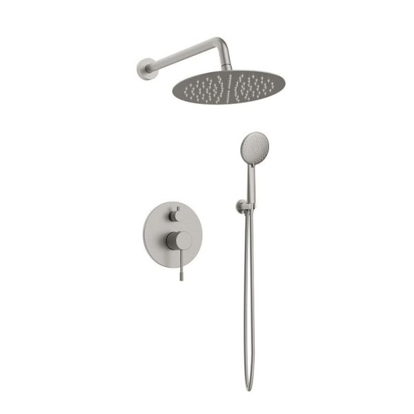TERRA Brushed Nickel Built-in Bathroom Set