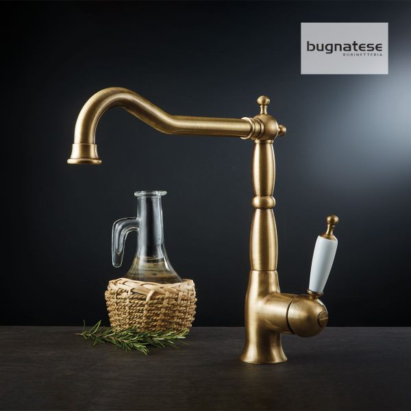 Oxford Bugnatese Bronze Kitchen Sink Faucet