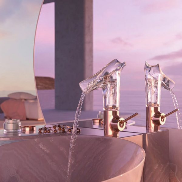 AXOR STARCK V Chrome Basin Mixer Tap - Image 3