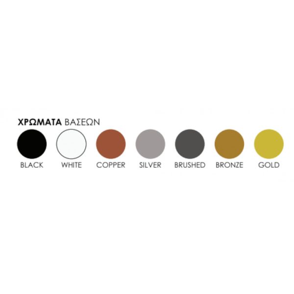 Bάση Νιπτήρα BRUSHED BASE D 60x45cm - Image 2