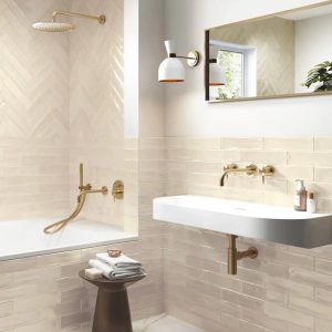 Decorative tile SOHO IVORY Glossy 6×25