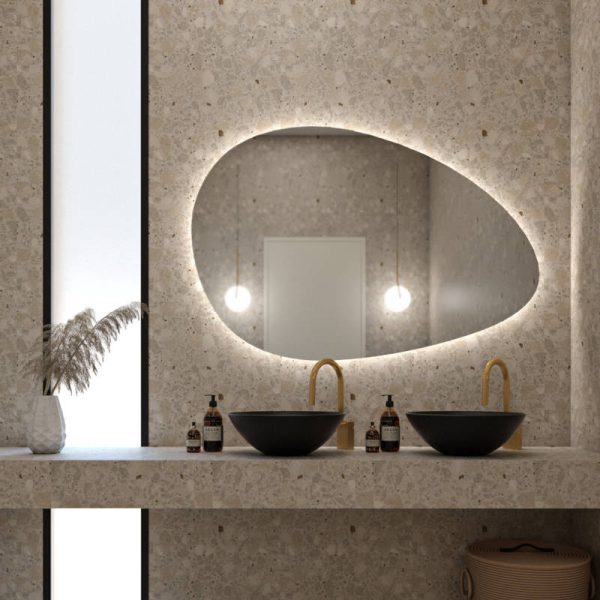 Καθρέφτης ROCK με led φωτισμό 130x86 cm PROJECT MIRRORS