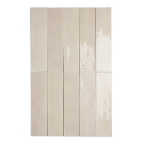 Decorative tile SOHO IVORY Glossy 6×25 - Image 2