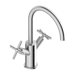 Μπαταρία Νιπτήρος Ψηλή NODO Brushed Inox 316L