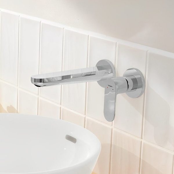 Rebris S Chrome Built-in Basin Mixer - Image 2