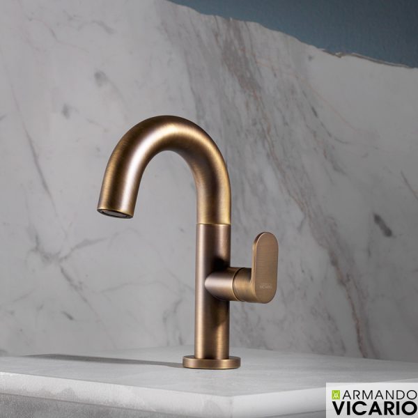 Μπαταρία Νιπτήρος SLIM Antique Brass ARMANDO VICARIO - Image 2