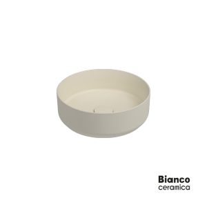 Porcelain Washbasin Φ36 Bianco Ceramica ivory Matt