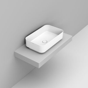 Nιπτήρας Επιτραπέζιος Ορθογώνιος NOEMI White Gloss 64×38,5cm