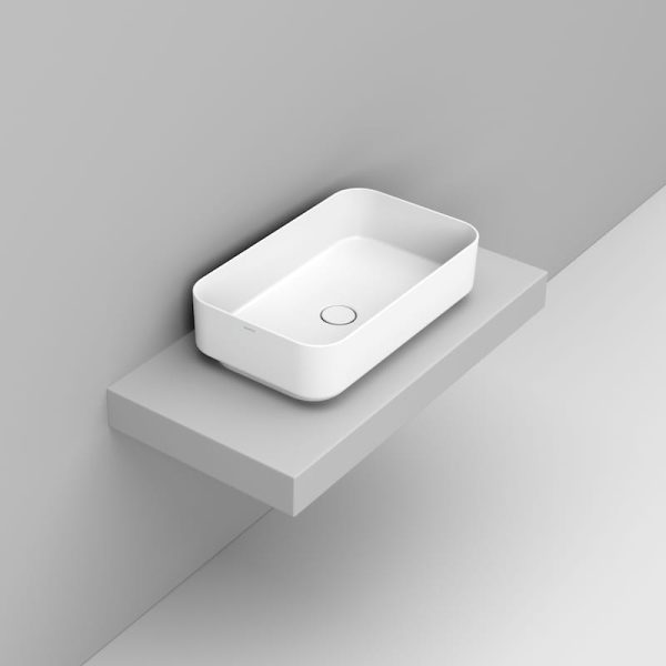 Nιπτήρας Επιτραπέζιος Ορθογώνιος NOEMI White Gloss 64×38,5cm