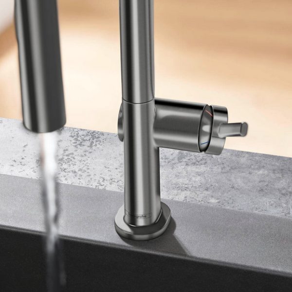 Μπαταρία Κουζίνας Talis M54 Brushed Black Chrome - Image 3