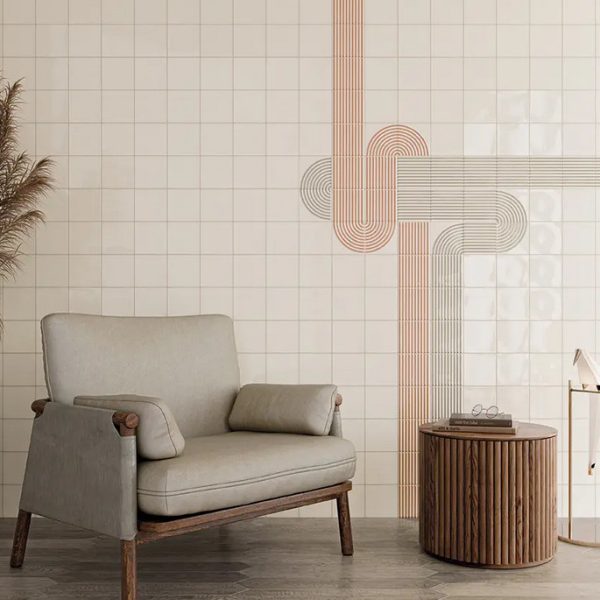 Decorative Tile Twist Vapor Toffee 12.5x12.5cm gloss - Image 3